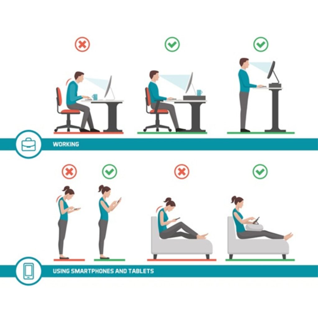 Do's and Don'ts of proper posture