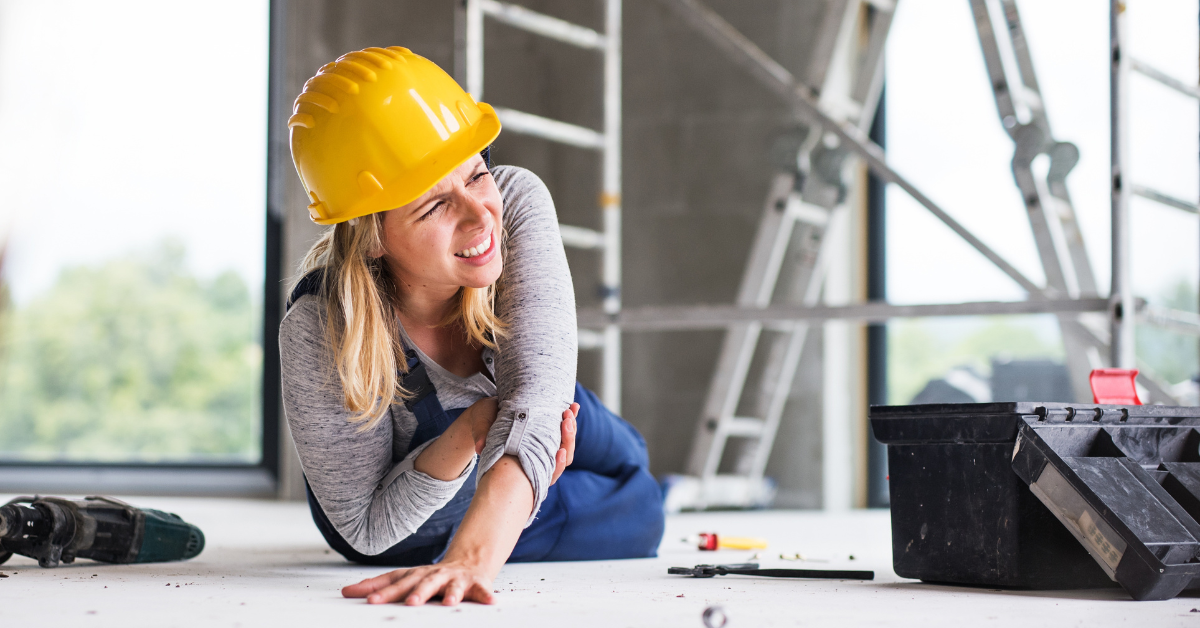 Person falling with outstretched hand, demonstrating a FOOSH injury for Sport & Spine Physical Therapy.